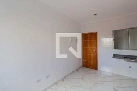 Sala e Cozinha Integrada  de apartamento à venda com 1 quarto, 32m² em Vila Ré, São Paulo