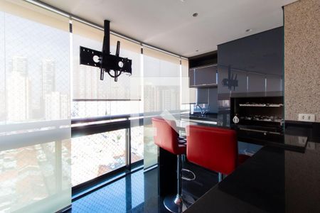 Varanda Gourmet de apartamento à venda com 3 quartos, 171m² em Tatuapé, São Paulo
