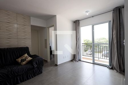 Sala  de apartamento para alugar com 2 quartos, 48m² em Jardim Nova Pacaembu, Cotia