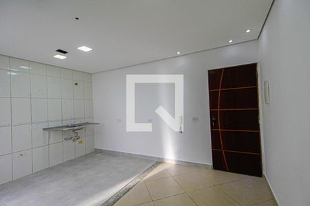 Sala/Cozinha de apartamento para alugar com 2 quartos, 50m² em Parque João Ramalho, Santo André