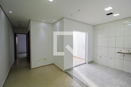 Sala/Cozinha de apartamento para alugar com 2 quartos, 50m² em Parque João Ramalho, Santo André