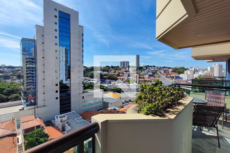 Varanda da Sala de apartamento para alugar com 1 quarto, 70m² em Cambuí, Campinas