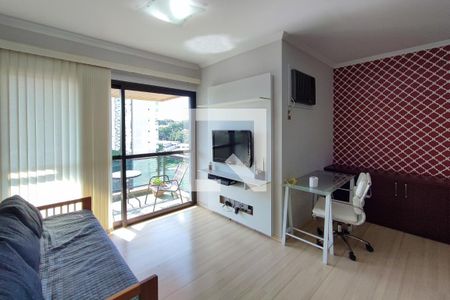 Sala de Estar de apartamento para alugar com 1 quarto, 70m² em Cambuí, Campinas