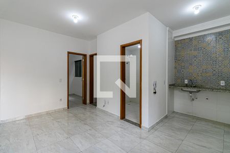 Sala / Cozinha de apartamento à venda com 1 quarto, 37m² em Vila Antonina, São Paulo