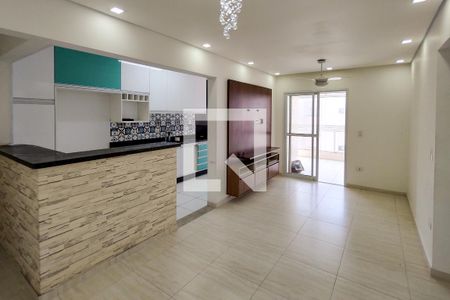 Sala de apartamento para alugar com 2 quartos, 84m² em Tupi, Praia Grande