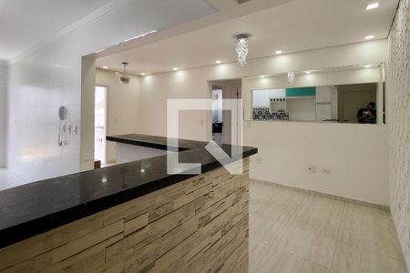 Sala de apartamento para alugar com 2 quartos, 84m² em Tupi, Praia Grande