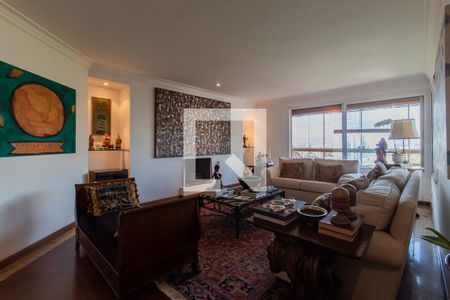 Sala de apartamento para alugar com 4 quartos, 380m² em Jardim Fonte do Morumbi, São Paulo
