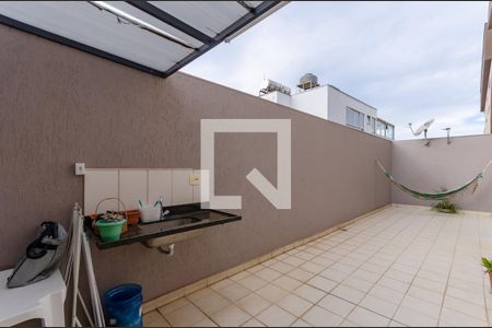 Varanda de apartamento à venda com 3 quartos, 97m² em Santa Amelia, Belo Horizonte