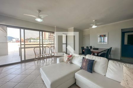 Sala de apartamento para alugar com 6 quartos, 270m² em Jardim Praiano, Guarujá