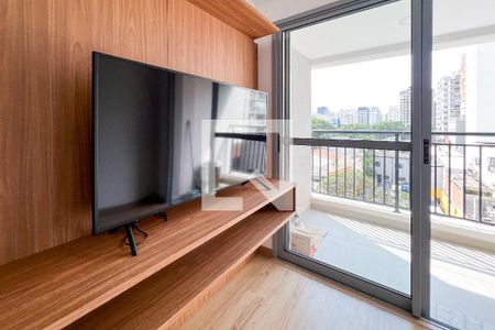 Sala de apartamento para alugar com 1 quarto, 31m² em Indianópolis, São Paulo