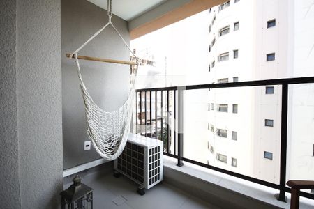 varanda de kitnet/studio para alugar com 1 quarto, 24m² em Vila Mariana, São Paulo