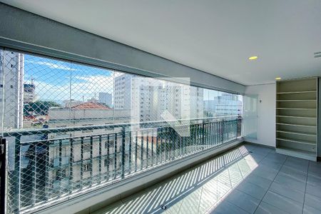 Varanda da Sala de apartamento à venda com 2 quartos, 77m² em Belenzinho, São Paulo