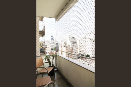 Varanda da Sala de apartamento à venda com 3 quartos, 200m² em Vila Buarque, São Paulo