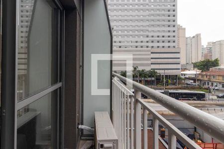 Varanda de kitnet/studio para alugar com 1 quarto, 27m² em Vila Nova Conceição, São Paulo