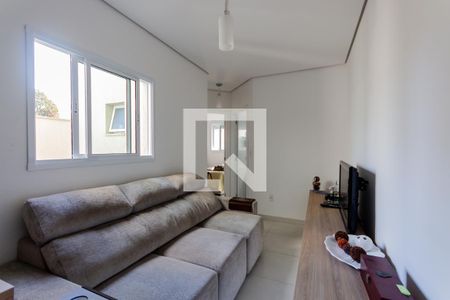 Sala de apartamento à venda com 2 quartos, 90m² em Campestre, Santo André