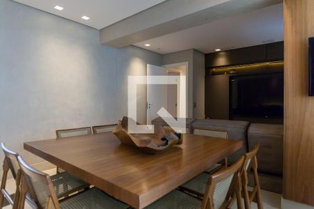 Sala de Jantar de apartamento à venda com 2 quartos, 92m² em Vila da Serra, Nova Lima