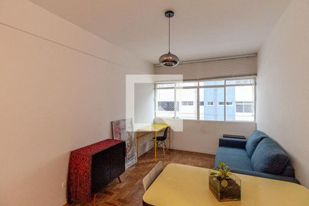 Sala de apartamento para alugar com 2 quartos, 55m² em Vila Buarque, São Paulo