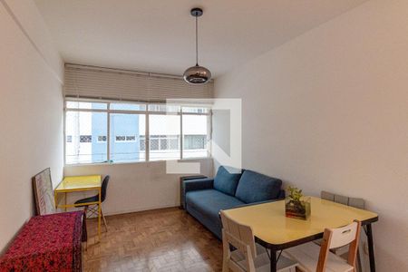 Sala de apartamento para alugar com 2 quartos, 55m² em Vila Buarque, São Paulo