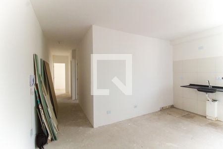 Sala/Cozinha de apartamento à venda com 2 quartos, 50m² em Vila Carmosina, São Paulo
