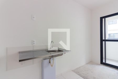 Cozinha  de apartamento à venda com 1 quarto, 24m² em Bonfim, Osasco