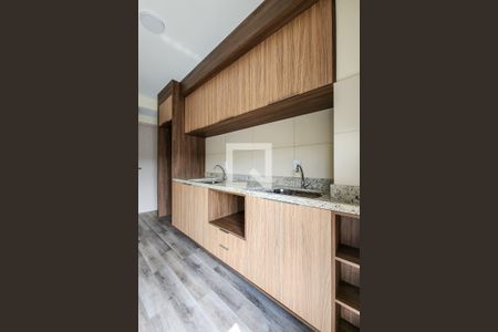 Cozinha de kitnet/studio para alugar com 1 quarto, 26m² em Vila Nilo, São Paulo