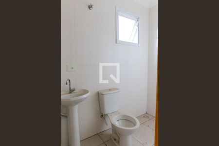 Banheiro Social de apartamento à venda com 2 quartos, 52m² em Vila Alto de Santo André, Santo André