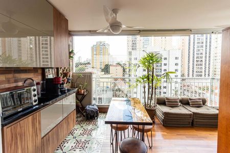 Varanda da Sala de apartamento para alugar com 3 quartos, 83m² em Chácara Inglesa, São Paulo