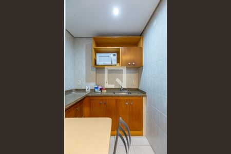 Sala e Cozinha de apartamento à venda com 1 quarto, 43m² em Centro, Santo André
