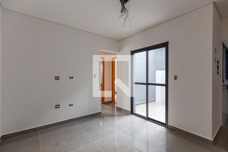 Sala de apartamento à venda com 2 quartos, 45m² em Vila Scarpelli, Santo André