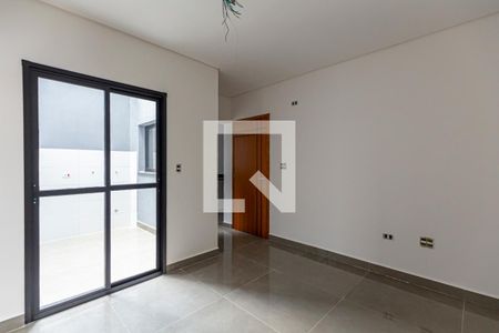 Sala de apartamento à venda com 2 quartos, 45m² em Vila Scarpelli, Santo André