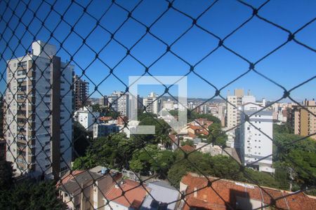 Vista Sala de apartamento à venda com 2 quartos, 64m² em Petrópolis, Porto Alegre