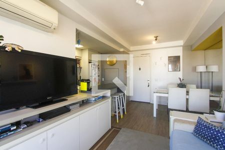 Sala de apartamento à venda com 2 quartos, 64m² em Petrópolis, Porto Alegre