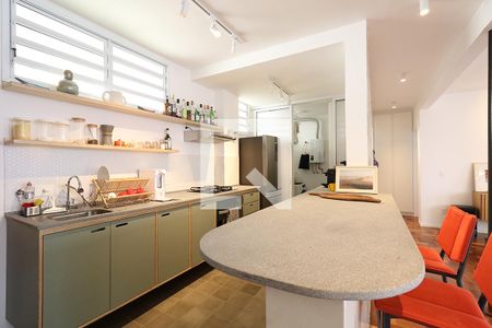 Cozinha Americana de apartamento para alugar com 1 quarto, 85m² em Pinheiros, São Paulo