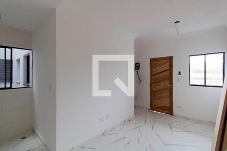 Sala e Cozinha Integrada  de apartamento à venda com 1 quarto, 28m² em Vila Ré, São Paulo