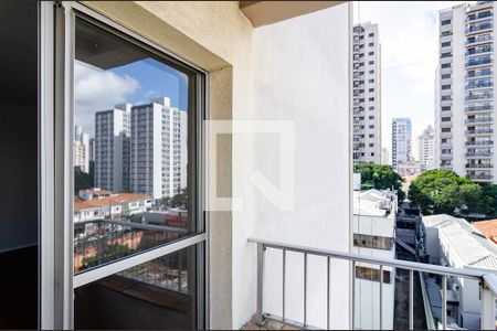 Varanda de apartamento à venda com 1 quarto, 42m² em Vila Clementino, São Paulo