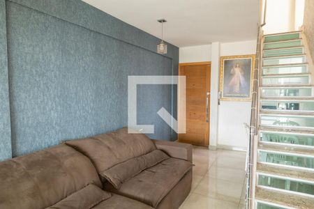 Sala de apartamento à venda com 3 quartos, 110m² em Horto, Belo Horizonte