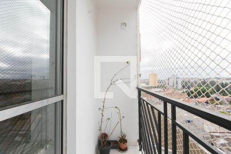 Varanda da Sala  de apartamento para alugar com 2 quartos, 52m² em Vila Carmosina, São Paulo