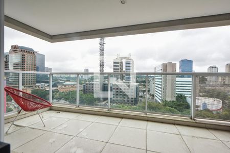 Varanda  de apartamento para alugar com 1 quarto, 49m² em Vila Gertrudes, São Paulo