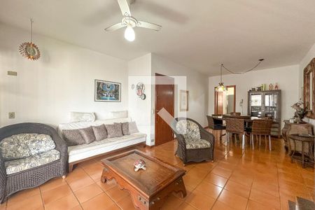 Sala de apartamento para alugar com 3 quartos, 110m² em Centro, Guarujá