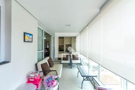 Varanda gourmet de apartamento para alugar com 3 quartos, 127m² em Baeta Neves, São Bernardo do Campo