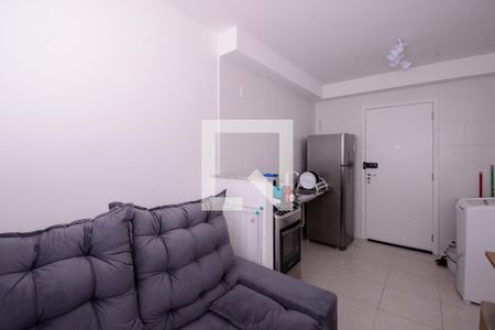 Sala/Cozinha  de apartamento à venda com 2 quartos, 32m² em Parque Fongaro, São Paulo