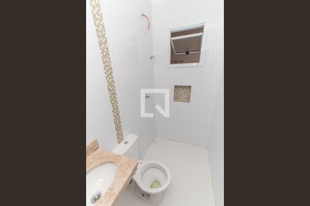 Banheiro de apartamento à venda com 1 quarto, 45m² em Parque Vitória, São Paulo