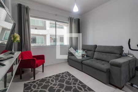 Sala de apartamento para alugar com 2 quartos, 72m² em Barreiros, São José