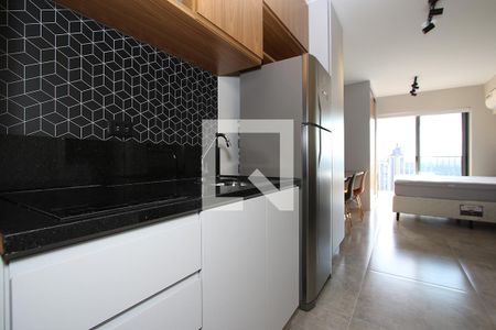 Studio - Cozinha de kitnet/studio para alugar com 1 quarto, 27m² em Pinheiros, São Paulo