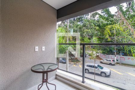Varanda de kitnet/studio à venda com 1 quarto, 27m² em Pinheiros, São Paulo