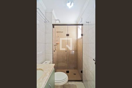 Banheiro da Suíte de apartamento à venda com 3 quartos, 69m² em Moinho Velho, São Paulo