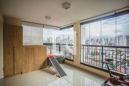 Varanda Gourmet de apartamento para alugar com 3 quartos, 132m² em Chácara Inglesa, São Paulo