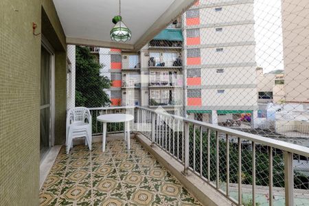 Varanda da Sala de apartamento à venda com 2 quartos, 55m² em Maracanã, Rio de Janeiro