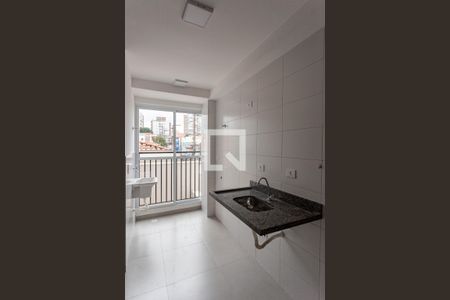 Cozinha de apartamento à venda com 1 quarto, 30m² em Vila Brasílio Machado, São Paulo