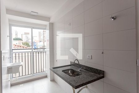 Cozinha de apartamento à venda com 1 quarto, 30m² em Vila Brasílio Machado, São Paulo